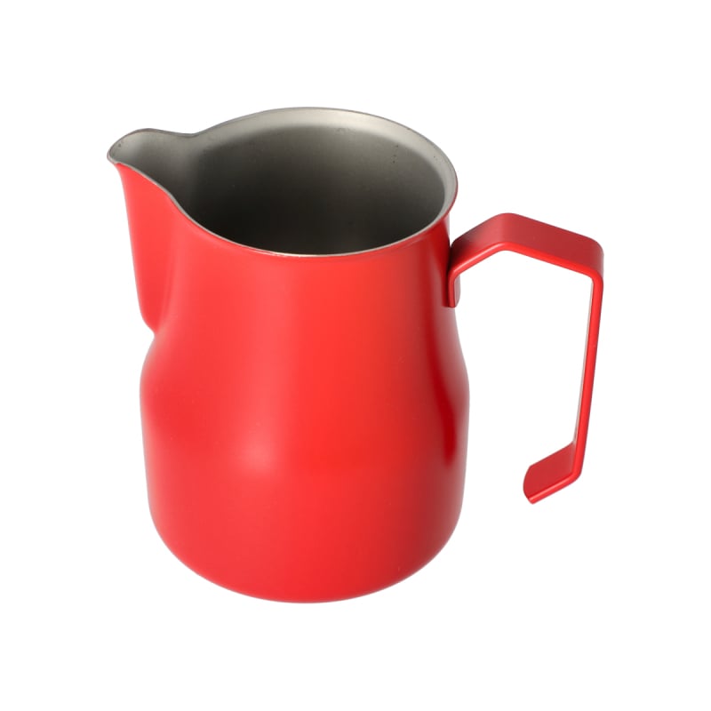 MOTTA 500ML TEFLON FOAMING JUG - RED - Choose Coffee