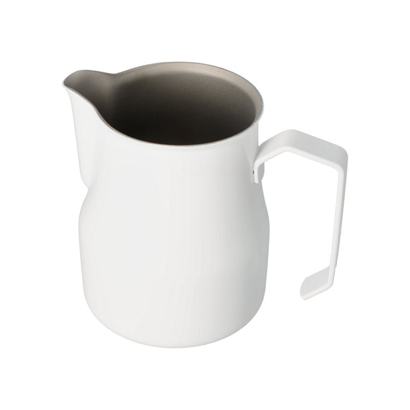 MOTTA 500ML TEFLON FOAMING JUG - WHITE - Choose Coffee