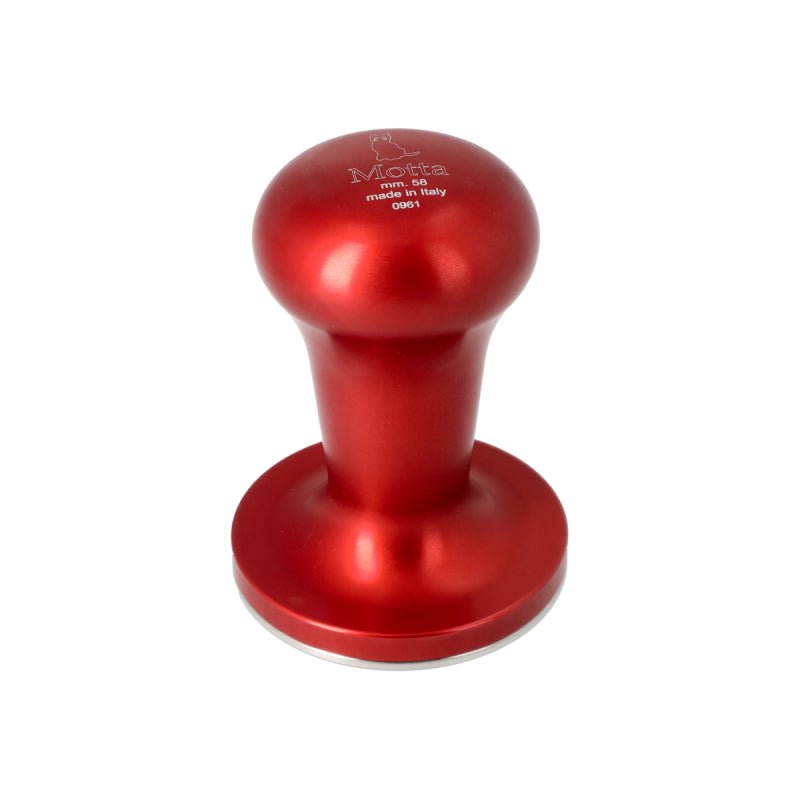 MOTTA COFFEE TAMPER FLASH WITH ALUMINIUM HANDLE 58MM - RED - Choose Coffee
