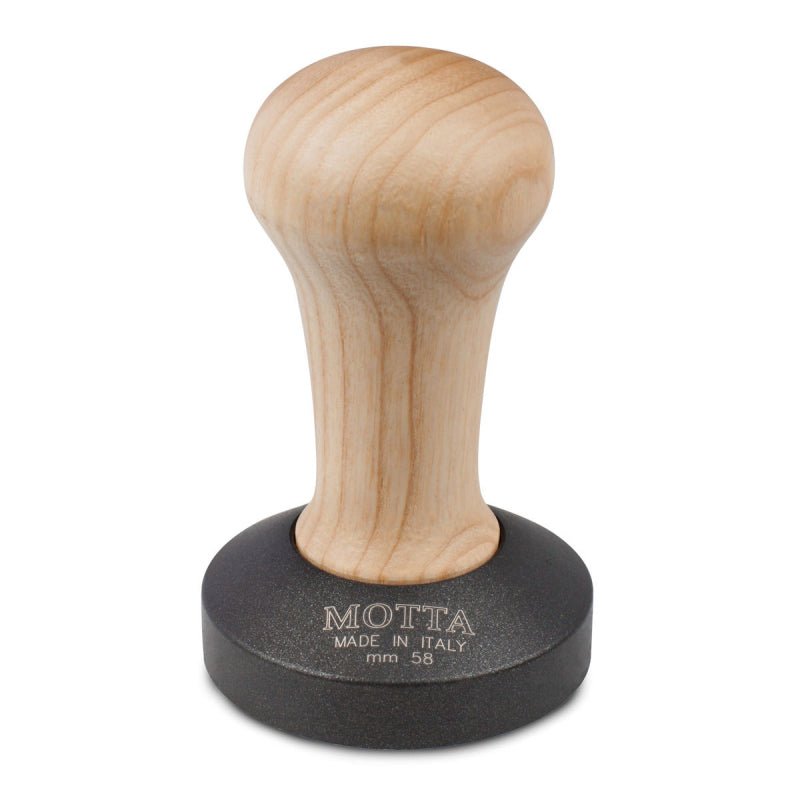 MOTTA COFFEE TAMPER WITH WOOD HANDLE 58MM - TEFLON BASE - Choose Coffee