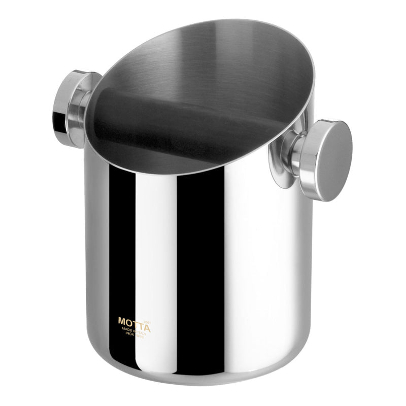 MOTTA DOMESTIC KNOCK BOX STAINLESS STEEL - 105MM - Choose Coffee