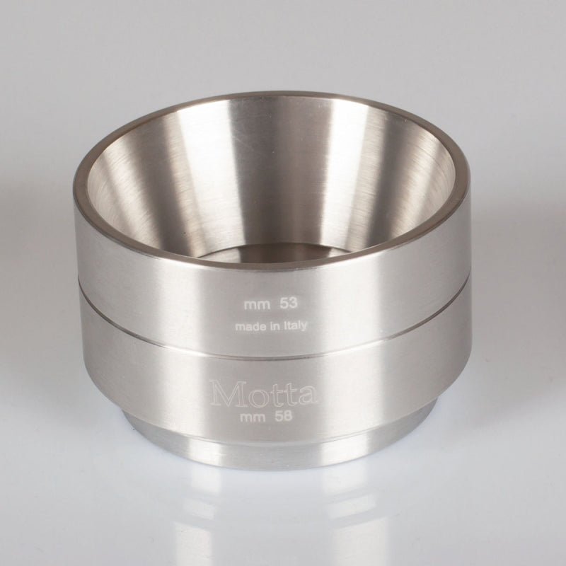 MOTTA DOUBLE FILTERHOLDER FUNNEL ALUMINIUM 53 - 58MM - Choose Coffee
