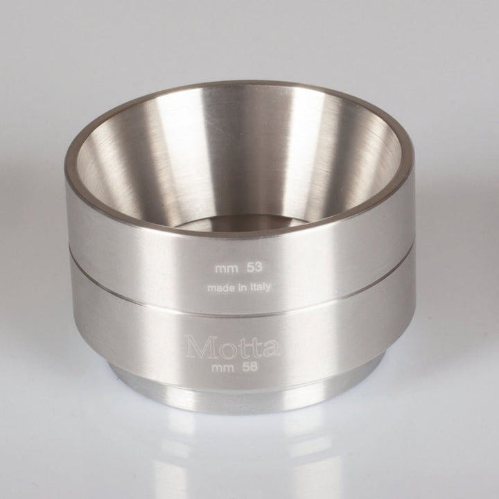 MOTTA DOUBLE FILTERHOLDER FUNNEL ALUMINIUM 53 - 58MM - Choose Coffee