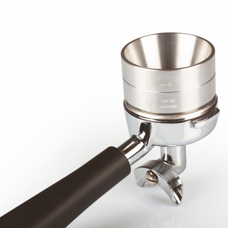 MOTTA DOUBLE FILTERHOLDER FUNNEL ALUMINIUM 53 - 58MM - Choose Coffee
