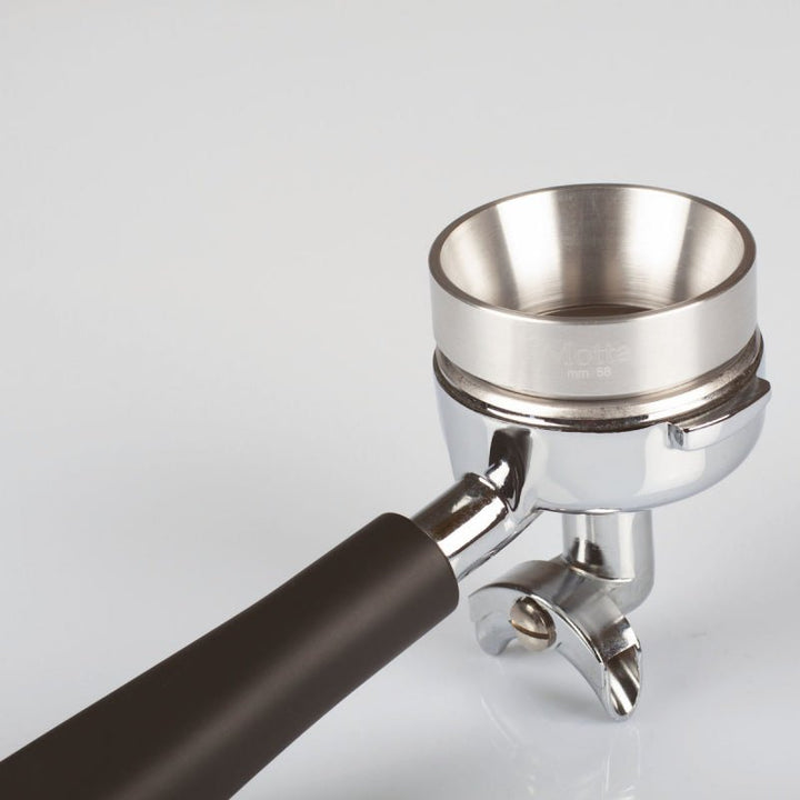 MOTTA DOUBLE FILTERHOLDER FUNNEL ALUMINIUM 53 - 58MM - Choose Coffee