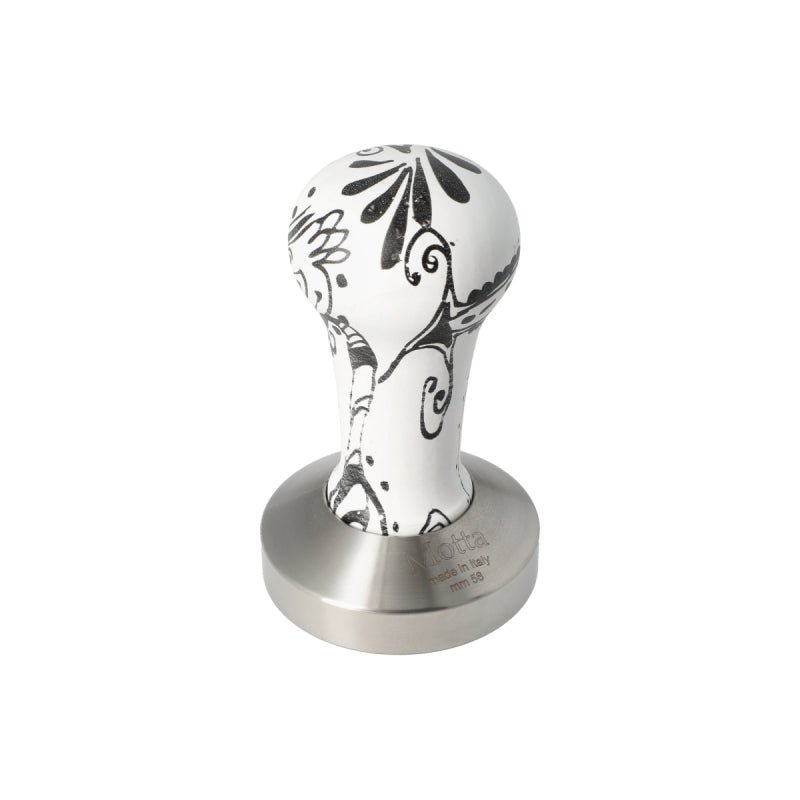MOTTA TAMPER PLAIN BASE BLACK/WHITE 58MM - Choose Coffee