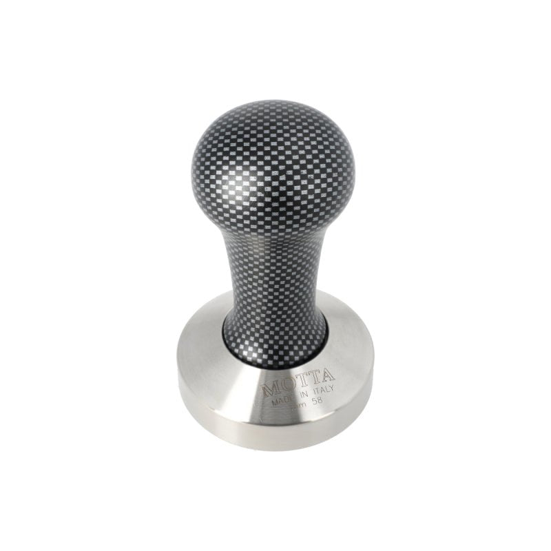 MOTTA TAMPER PLAIN BASE CARBON LOOK 58MM - Choose Coffee