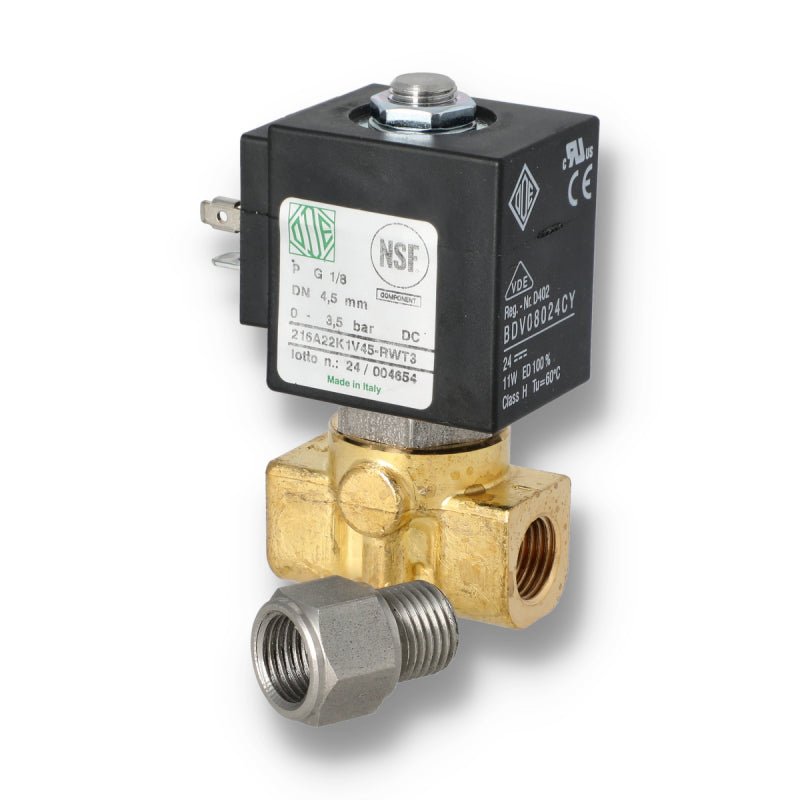 ODE 2 WAY INLET SOLENOID VALVE 24V 1/8 4.5MM - SANREMO - Choose Coffee
