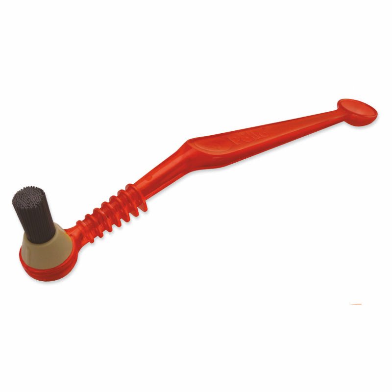 PALLO TRANSPARENT COFFEE TOOL GROUP HEAD CLEANING BRUSH - CHERRY - Choose Coffee