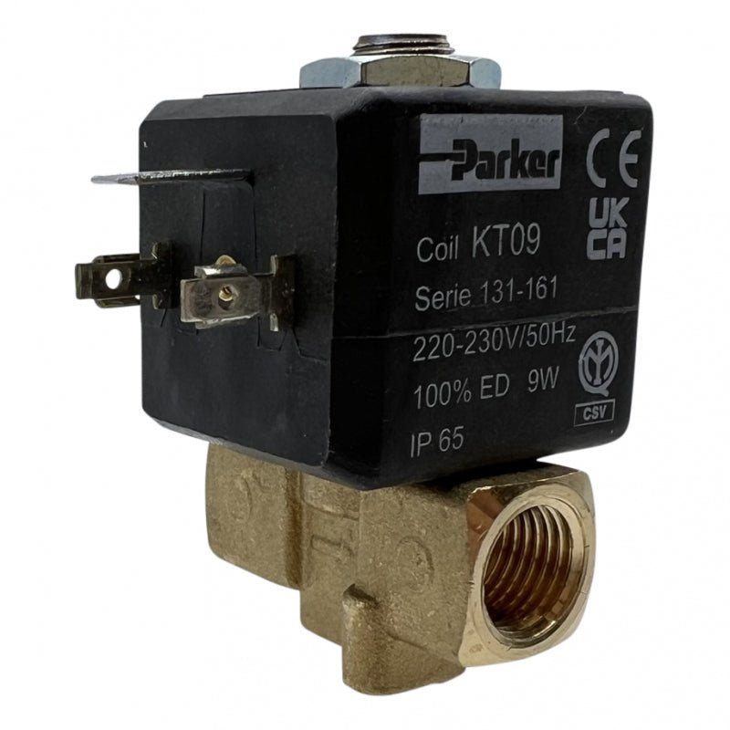 PARKER 2 WAY INLET SOLENOID VALVE 230V 1/4 2.2MM VITON 9W - Choose Coffee