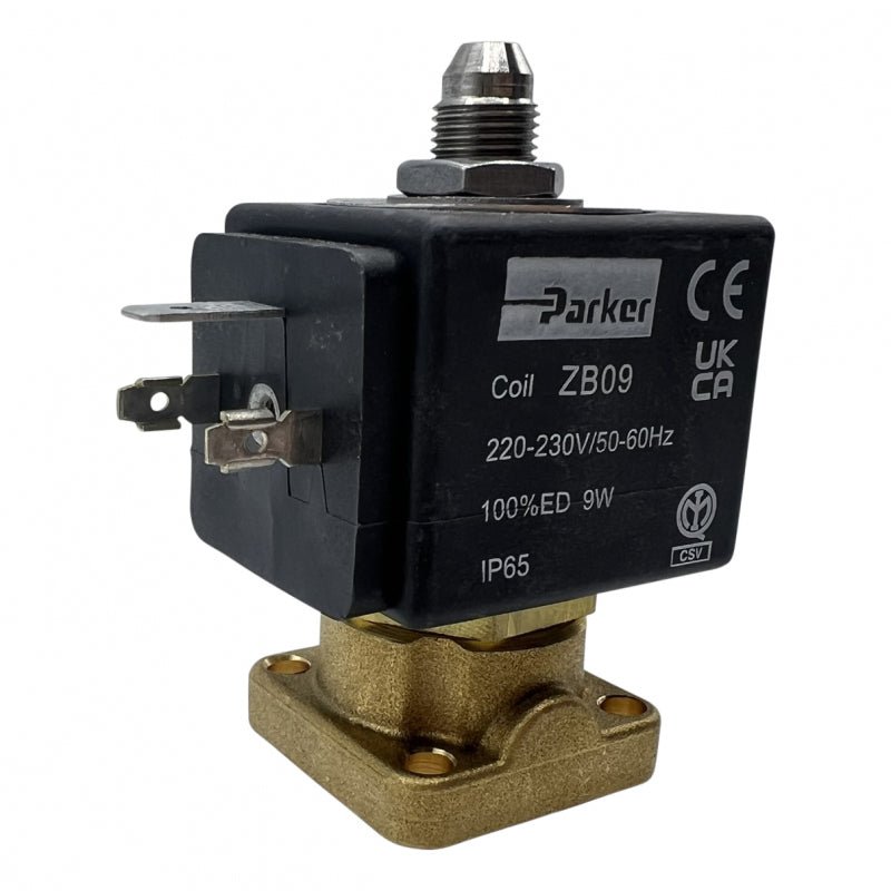 PARKER 3 WAY GRP SOLENOID VALVE 230V 1.5MM VITON 9W - Choose Coffee