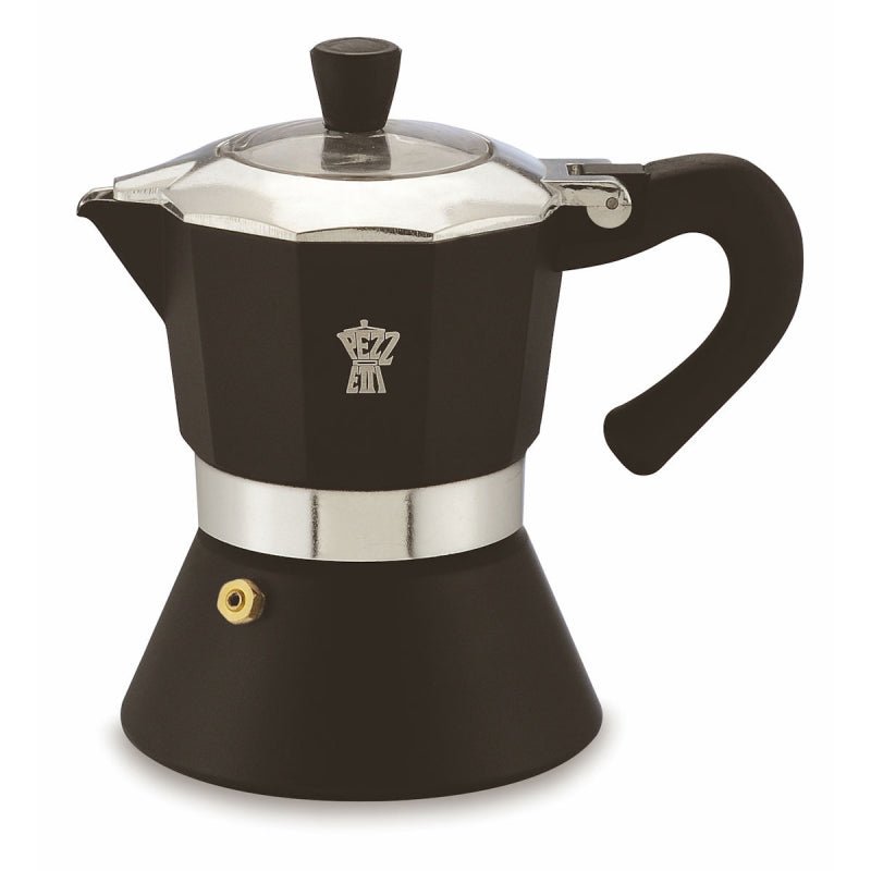 PEZZETTI BELLEXPRESS ALUMINIUM MOKA POT - 3 CUP BLACK - Choose Coffee