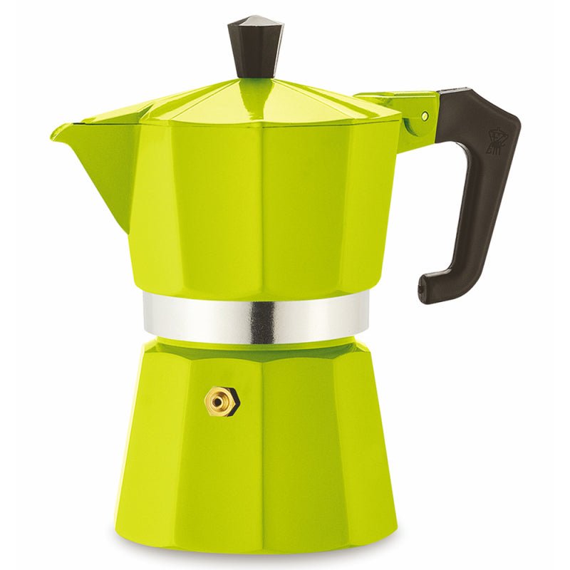 PEZZETTI ITALEXPRESS ALUMINIUM MOKA POT - 3 CUP GREEN - Choose Coffee