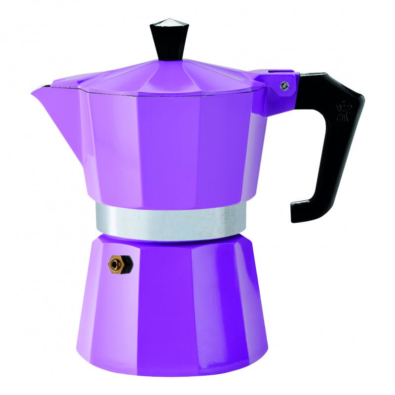 PEZZETTI ITALEXPRESS ALUMINIUM MOKA POT - 3 CUP LILAC - Choose Coffee