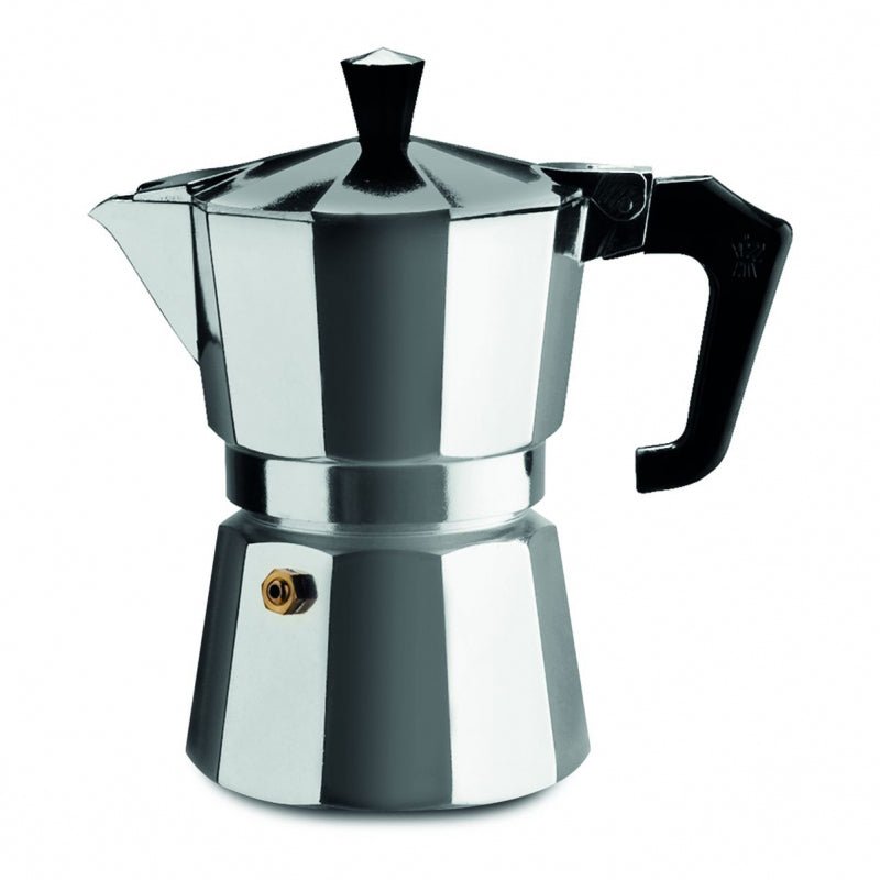PEZZETTI ITALEXPRESS ALUMINIUM MOKA POT - 3 CUP SILVER - Choose Coffee