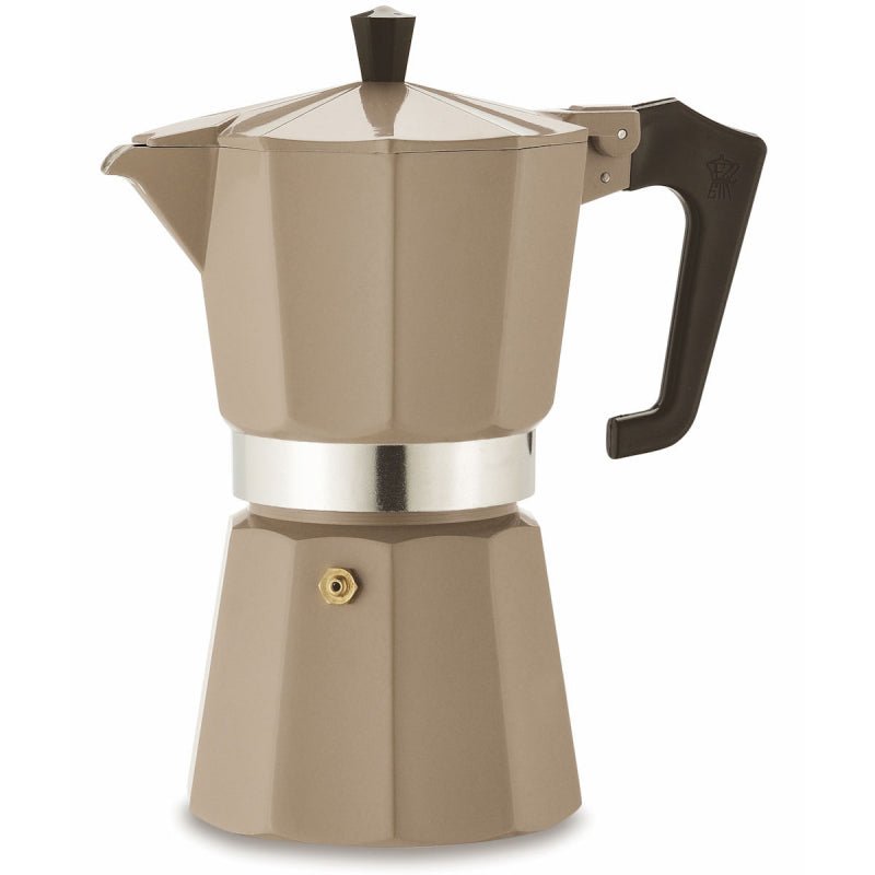 PEZZETTI ITALEXPRESS ALUMINIUM MOKA POT - 6 CUP DOVE GREY - Choose Coffee