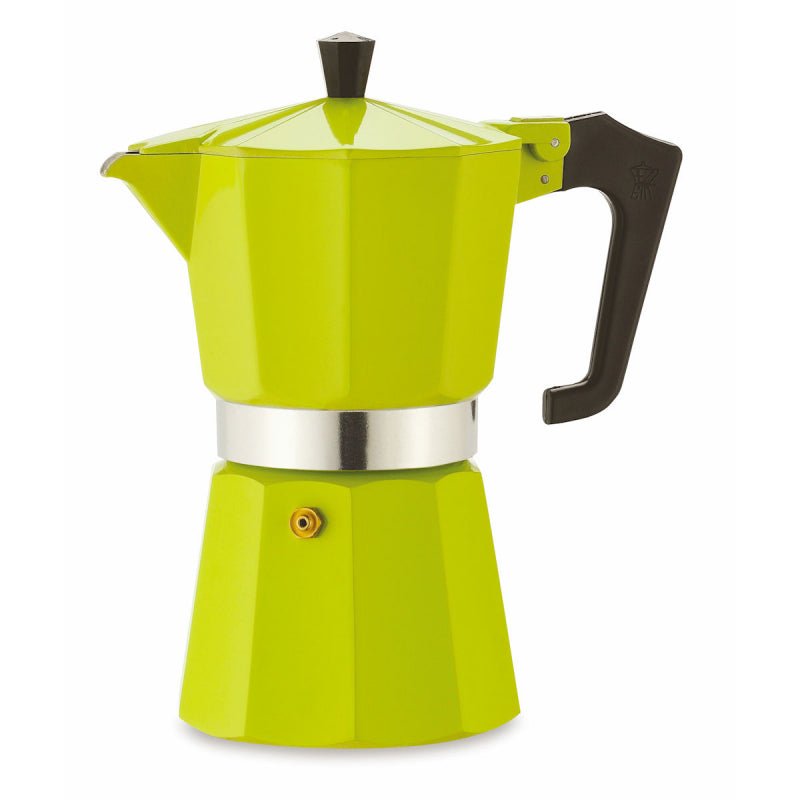 PEZZETTI ITALEXPRESS ALUMINIUM MOKA POT - 6 CUP GREEN - Choose Coffee