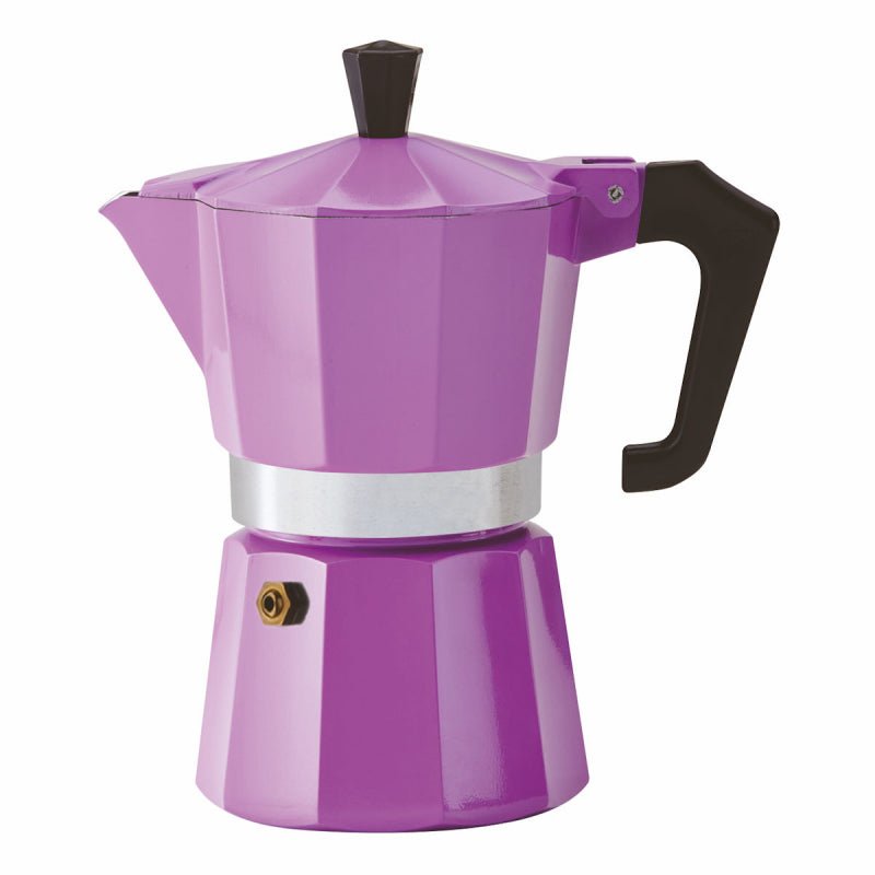 PEZZETTI ITALEXPRESS ALUMINIUM MOKA POT - 6 CUP LILAC - Choose Coffee