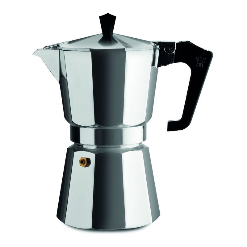 PEZZETTI ITALEXPRESS ALUMINIUM MOKA POT - 6 CUP SILVER - Choose Coffee