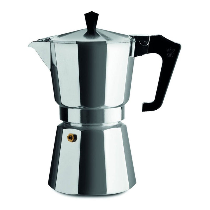 PEZZETTI ITALEXPRESS ALUMINIUM MOKA POT - 6 CUP SILVER - Choose Coffee