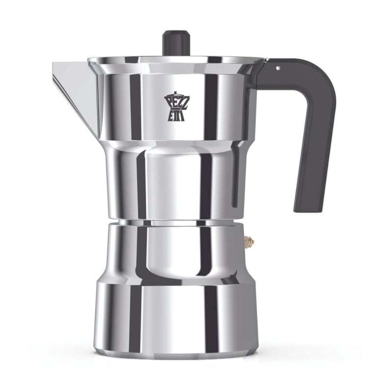 PEZZETTI SOLIDEXPRESS MOKA POT - 6 CUP ALUMINIUM - Choose Coffee