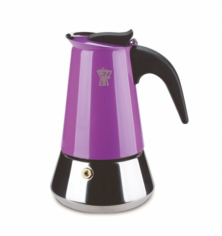 PEZZETTI STEELEXPRESS MOKA POT - 2 CUP LILAC - Choose Coffee
