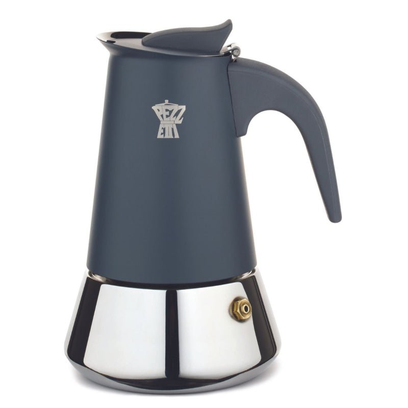PEZZETTI STEELEXPRESS MOKA POT - 2 CUP SHOOTING ASH - Choose Coffee