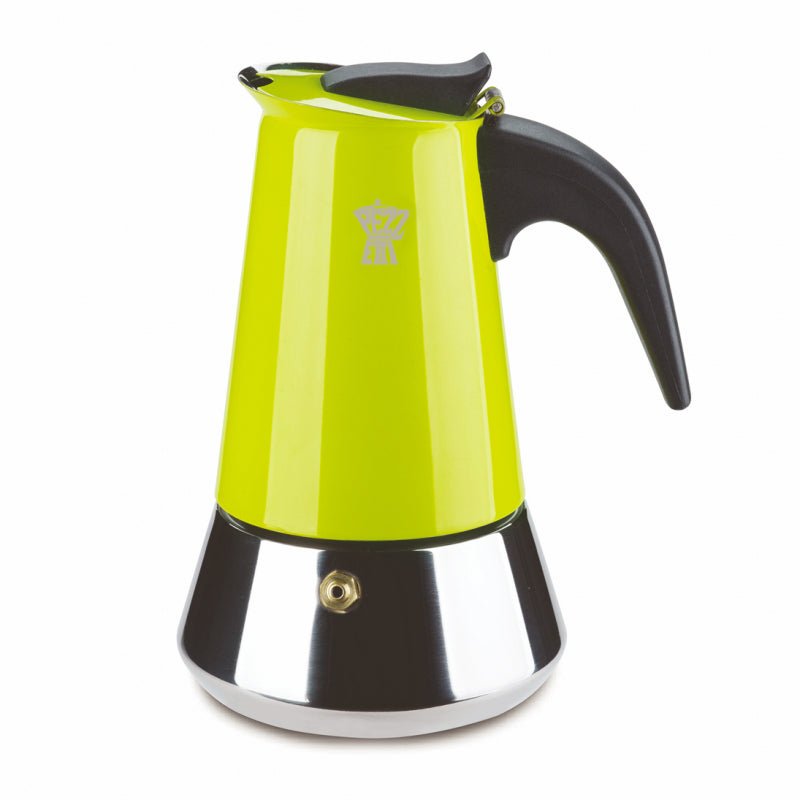 PEZZETTI STEELEXPRESS MOKA POT - 4 CUP GREEN - Choose Coffee