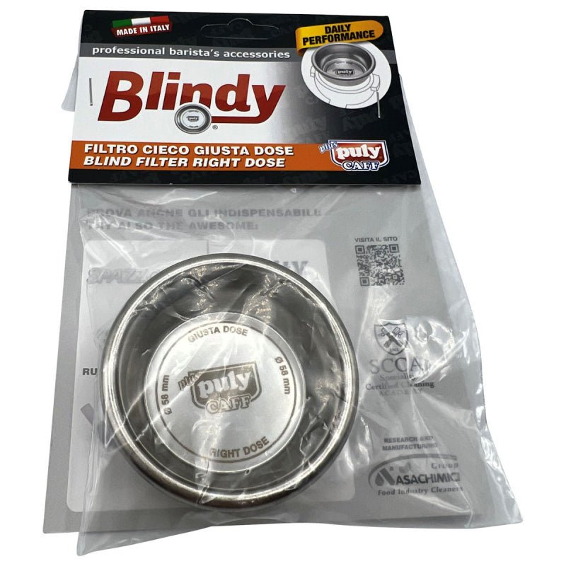 PULY BLINDY 58MM HIGH PERFORMANCE BLANKING DISC - Choose Coffee