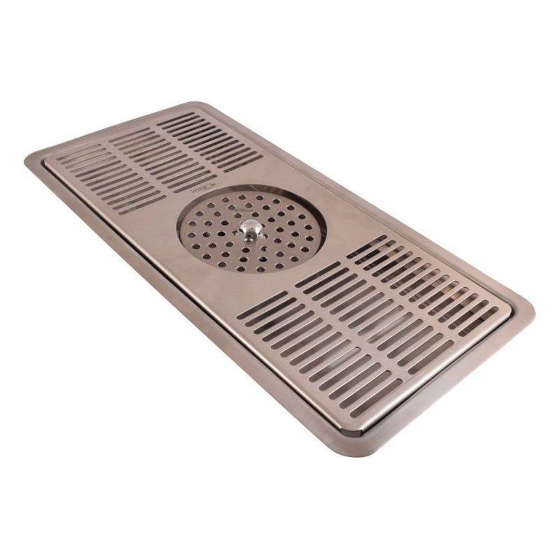 RECESSED CENTRE SPRAY PITCHER RINSER TRAY - 406MM (L) 178MM (W) 22MM (D) - Choose Coffee