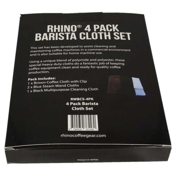 RHINO BARISTA CLOTH SET - 4 PACK - Choose Coffee