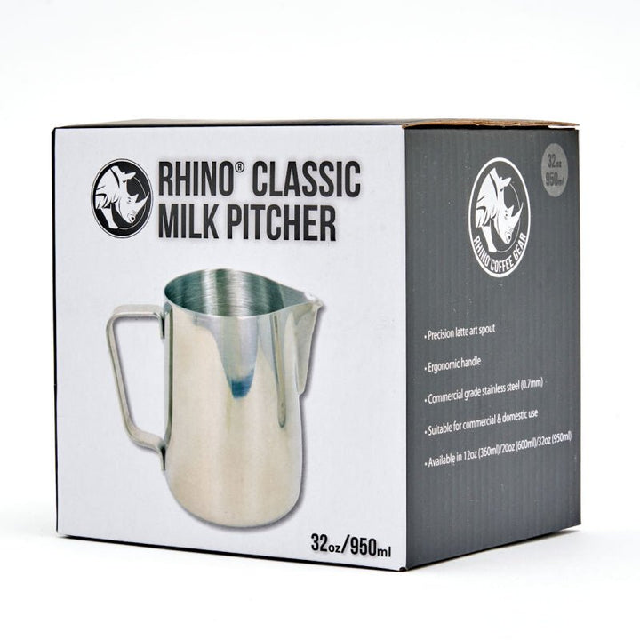 RHINO CLASSIC MILK PITCHER 1000ML - Choose Coffee