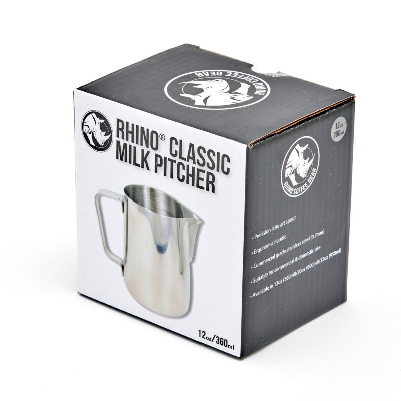 RHINO CLASSIC MILK PITCHER 350ML - Choose Coffee