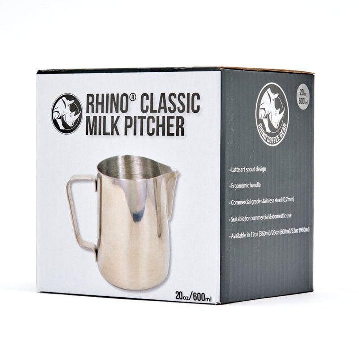 RHINO CLASSIC MILK PITCHER 600ML - Choose Coffee