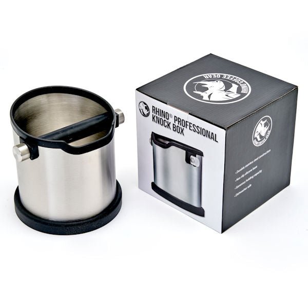 RHINO DELUXE KNOCK BOX - Choose Coffee