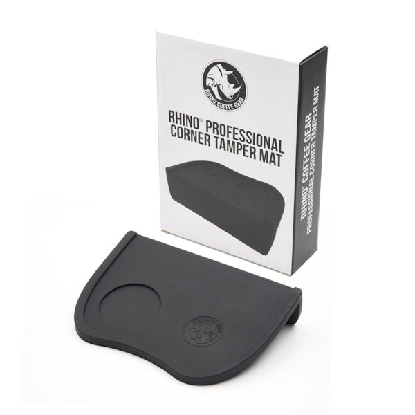 RHINO PRO CORNER RUBBER TAMPING MAT - Choose Coffee