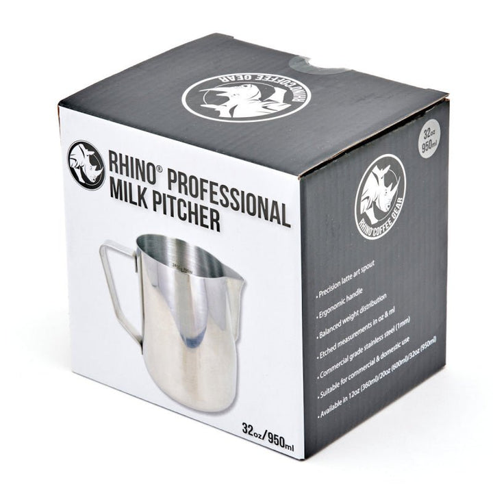 RHINO PRO MILK PITCHER 1000ML - Choose Coffee