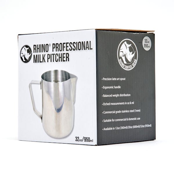 RHINO PRO MILK PITCHER 1000ML - Choose Coffee