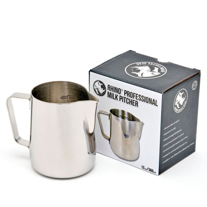 RHINO PRO MILK PITCHER 350ML - Choose Coffee