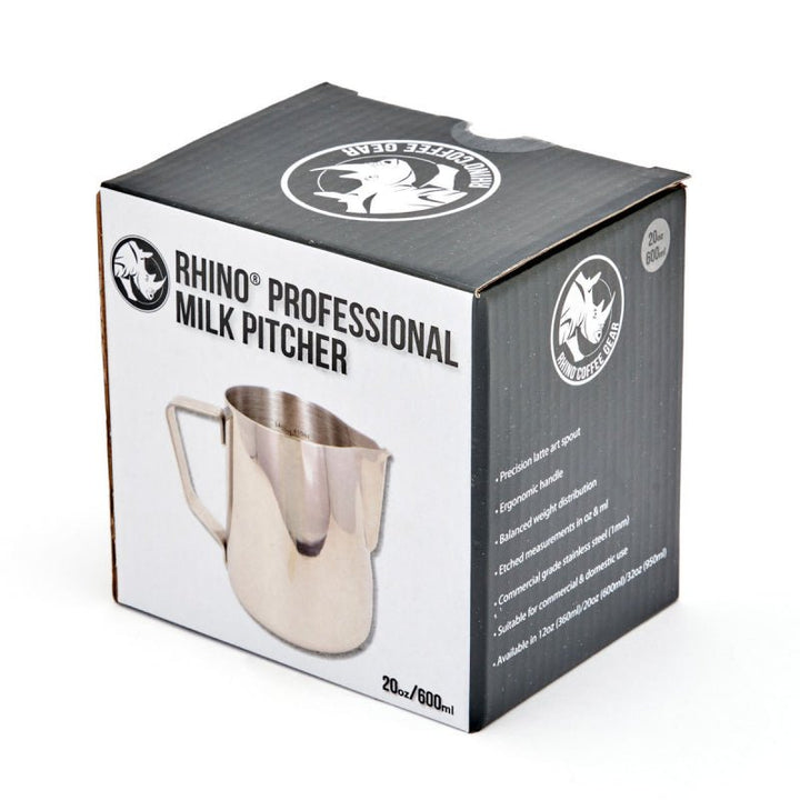 RHINO PRO MILK PITCHER 600ML - Choose Coffee