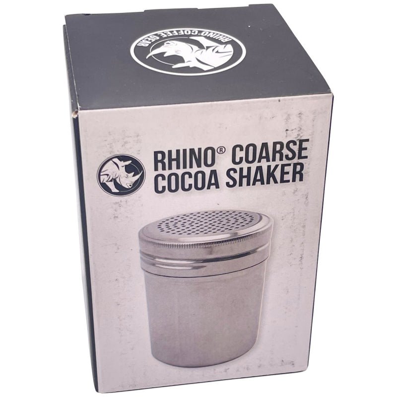 RHINO STAINLESS STEEL COARSE COCOA SHAKER - Choose Coffee