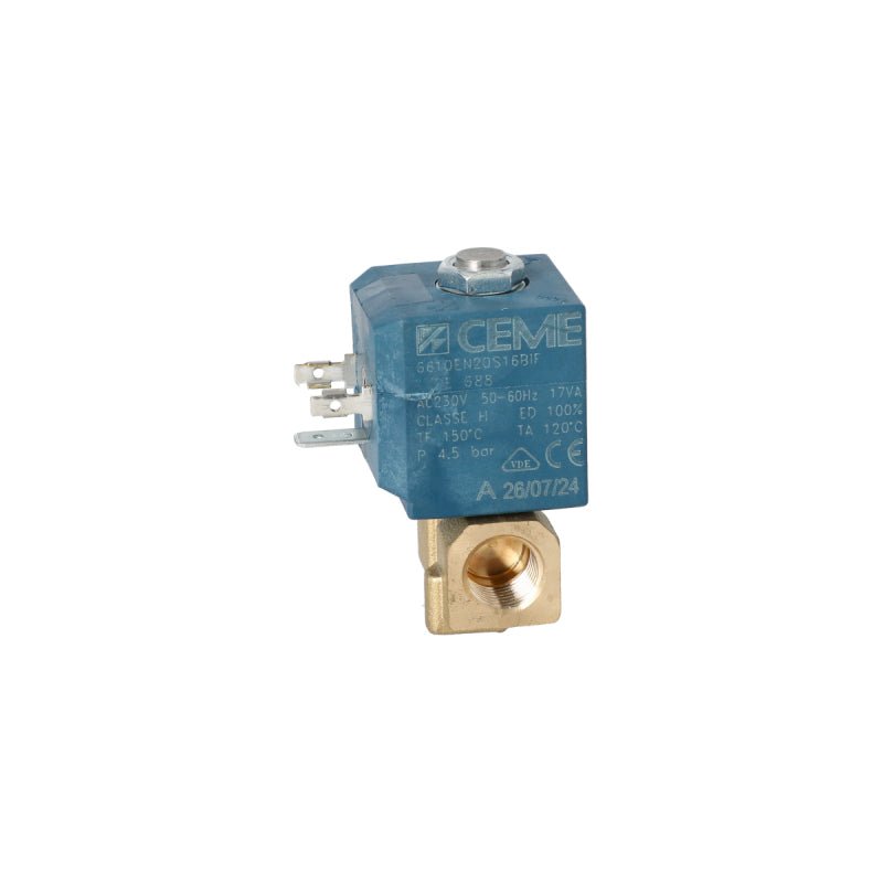SIMONELLI 2 WAY SOLENOID VALVE 230V 1/4 - CEME - Choose Coffee