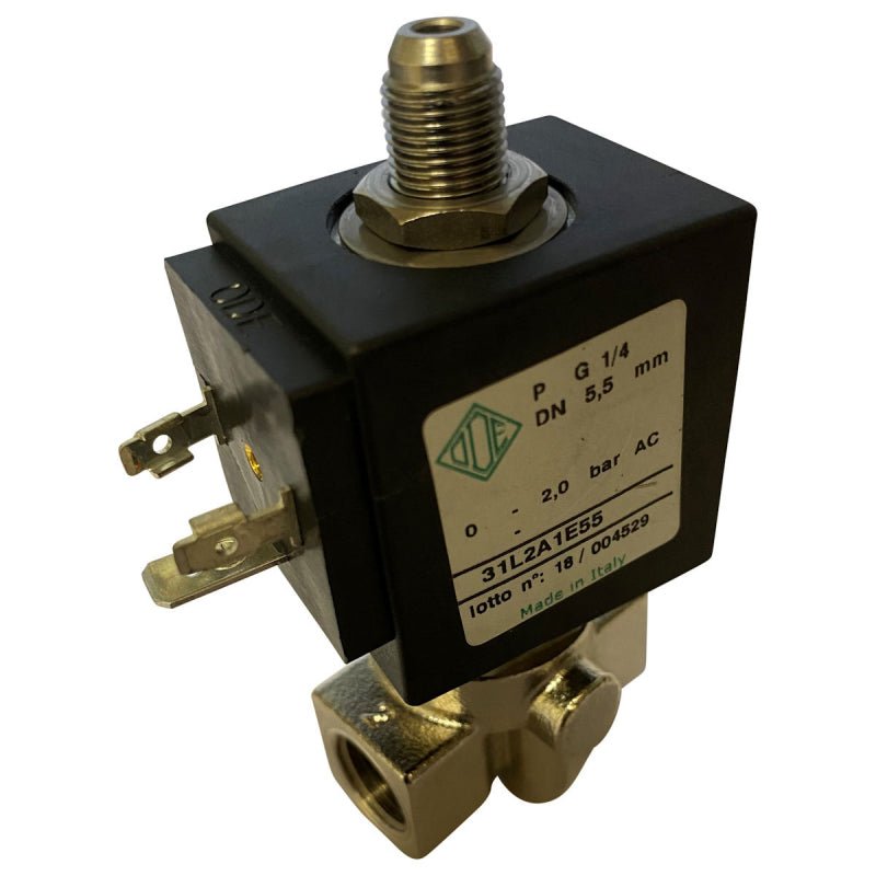 SIMONELLI / VA 3 WAY SOLENOID VALVE 230V 1/4 5.5MM EPDM - ODE - Choose Coffee