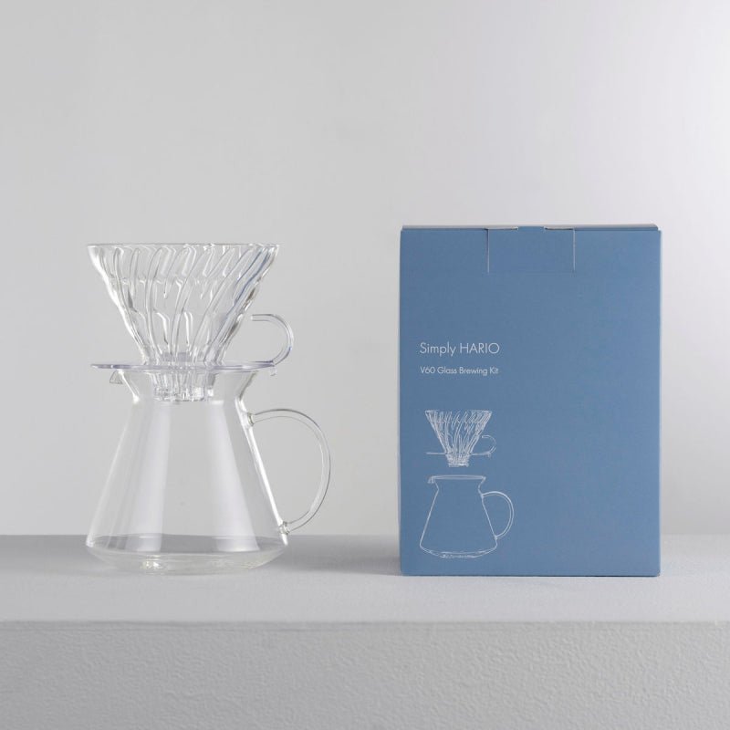 SIMPLY HARIO V60 - 02 GLASS BREWING KIT - Choose Coffee