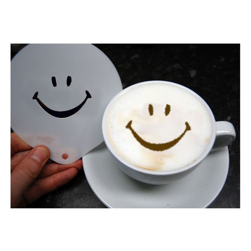 SMILEY FACE STENCIL - Choose Coffee