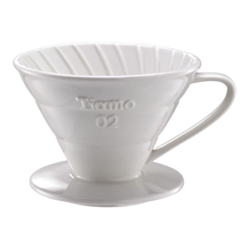 TIAMO CERAMIC V02 FILTER WHITE - Choose Coffee