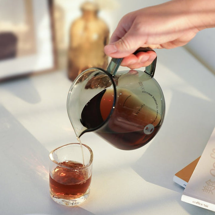 TIMEMORE COFFEE SERVER 360ML - TRANSPARENT BLACK - Choose Coffee