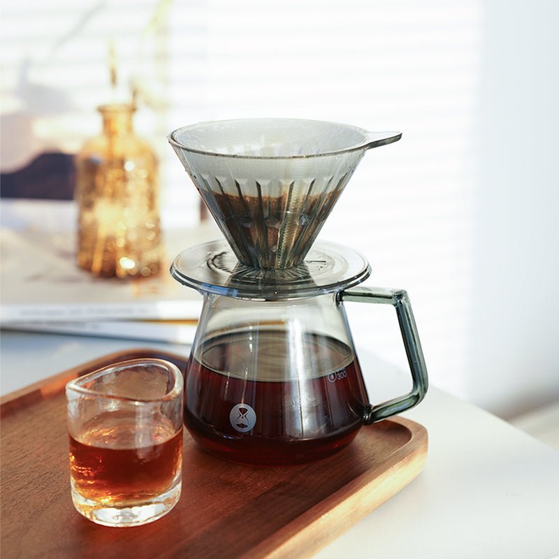 TIMEMORE COFFEE SERVER 360ML - TRANSPARENT BLACK - Choose Coffee