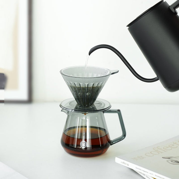 TIMEMORE COFFEE SERVER 600ML - TRANSPARENT BLACK - Choose Coffee
