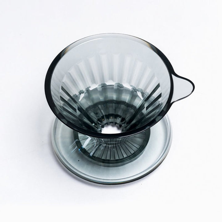 TIMEMORE CRYSTAL EYE 01 DRIPPER 1 - 2 CUPS - TRANSPARENT BLACK - Choose Coffee